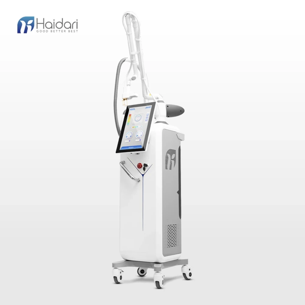haidari haifrax dual co2 erbium glass laser machine side view