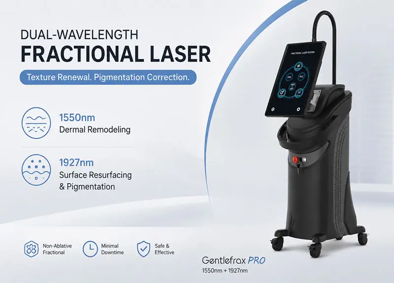 How Dual-Wavelength Fractional Lasers Address Both Skin Texture and Pigmentation